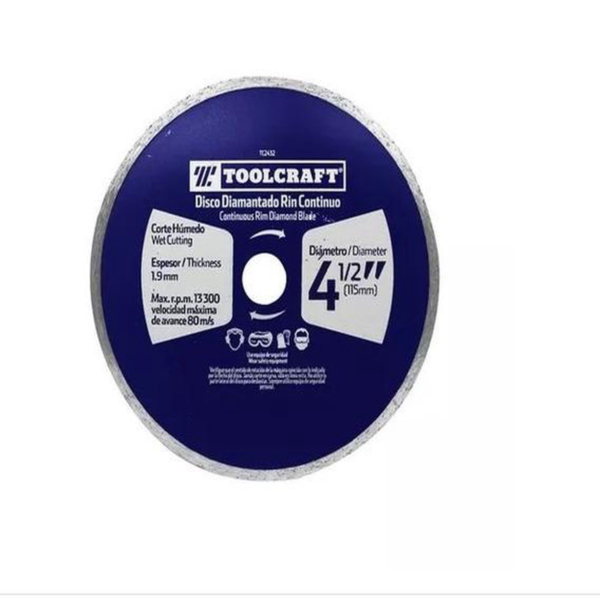 CUTTING DISC 4-1/2" DIAMOND - 7501892808697